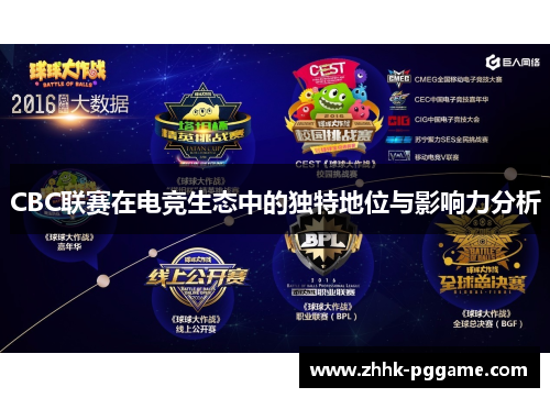 CBC联赛在电竞生态中的独特地位与影响力分析