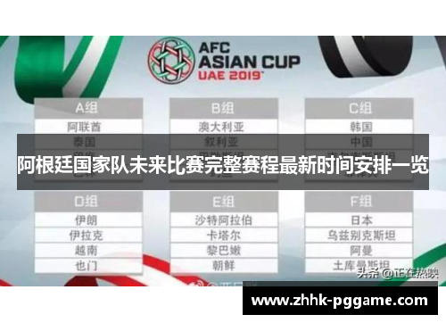 阿根廷国家队未来比赛完整赛程最新时间安排一览