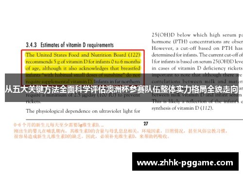 从五大关键方法全面科学评估澳洲杯参赛队伍整体实力格局全貌走向