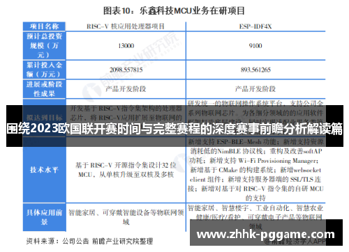 围绕2023欧国联开赛时间与完整赛程的深度赛事前瞻分析解读篇